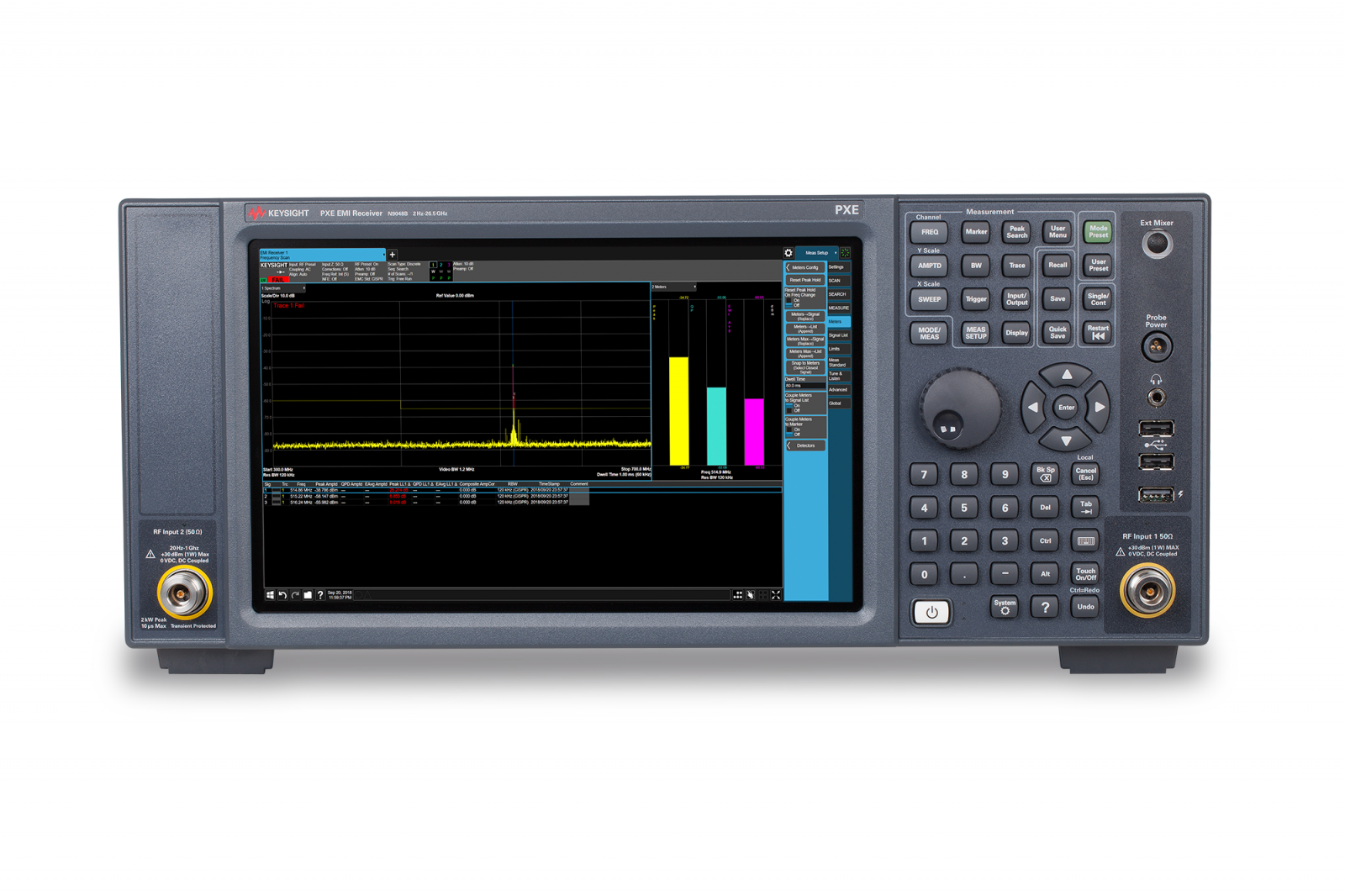 Приемники для измерения ЭМП Keysight N9038A, N9038B и N9048B внесены в госреестр СИ Приемники для измерения ЭМП Keysight N9038A, N9038B и N9048B внесены в госреестр СИ